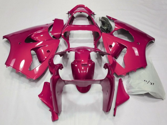 2000-2002 Kawasaki ZX6R Motorcycle Fairings - Hot Pink UK Manufacturers