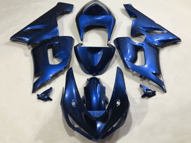 2005-2006 Kawasaki ZX6R Motorcycle Fairings - Blue UK Manufacturers