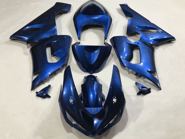 2005-2006 Kawasaki ZX6R Motorcycle Fairings - Blue UK Manufacturers