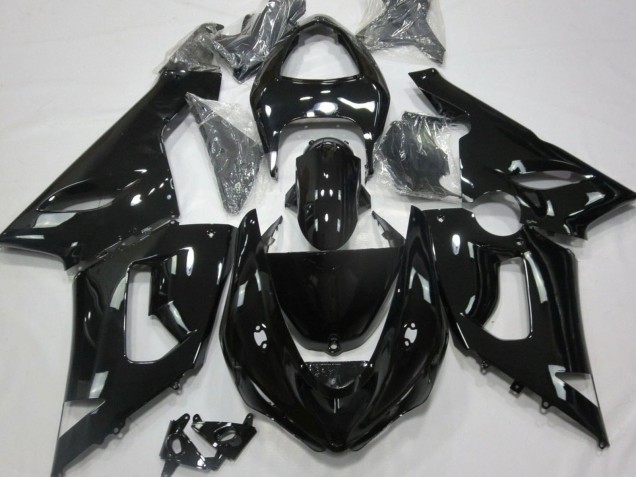 2005-2006 Kawasaki ZX6R Motorcycle Fairings - Glossy Black UK Manufacturers