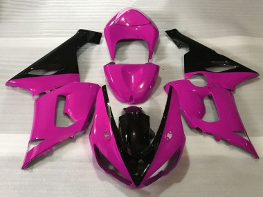 2005-2006 Kawasaki ZX6R Motorcycle Fairings - Pink Black UK Manufacturers