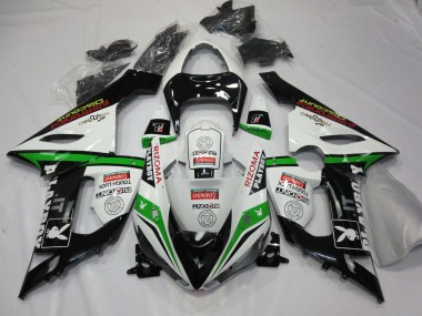 2005-2006 Kawasaki ZX6R Motorcycle Fairings - White Black Green Red Rizoma Playboy UK Manufacturers