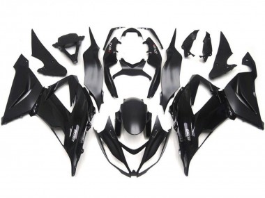 2013-2018 Kawasaki ZX6R Motorcycle Fairing Kits - Glossy Black Matte Black UK Manufacturers