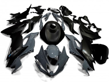 2019-2022 Kawasaki ZX6R Motorcycle Fairings - Matte Black Nardo Grey UK Manufacturers