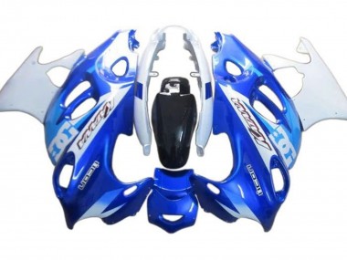 2004-2006 Suzuki GSX600F/GSX750F Motorcycle Fairings - White Blue DC UK Manufacturers