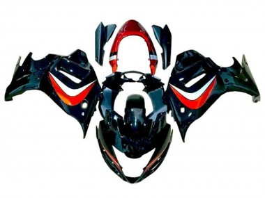 2008-2013 Suzuki GSX650F Motorcycle Fairings - Black Candy Orange Silver UK Manufacturers