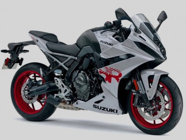 2024-2025 Suzuki GSX8R Motorcycle Fairings - Silver Black Red UK Manufacturers