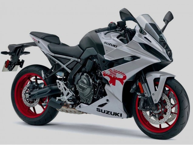 2024-2025 Suzuki GSX8R Motorcycle Fairings - Silver Black Red UK Manufacturers