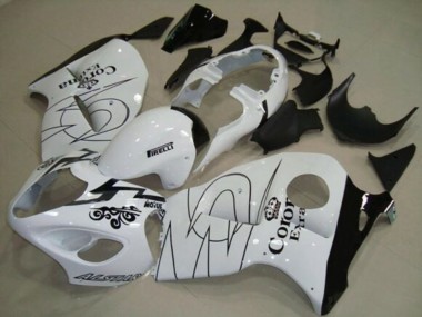 1996-2007 Suzuki GSXR 1300 Hayabusa Motorcycle Fairings - White Black Corona Tribal UK Manufacturers