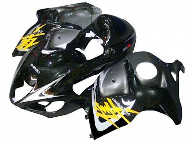 1996-2007 Suzuki GSXR 1300 Hayabusa Motorcycle Fairings - Glossy Black Silver Yellow UK Manufacturers
