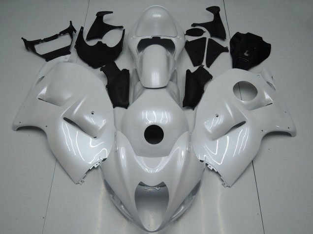 1996-2007 Suzuki GSXR 1300 Hayabusa Motorcycle Fairings - Pearl White UK Manufacturers