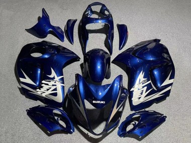 2008-2020 Navy Blue White Grey Suzuki GSXR 1300 Hayabusa Motorcycle Fairings UK Manufacturers