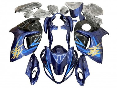 2008-2020 Blue Black Light Blue Gold Suzuki GSXR 1300 Hayabusa Motorcycle Fairings UK Manufacturers