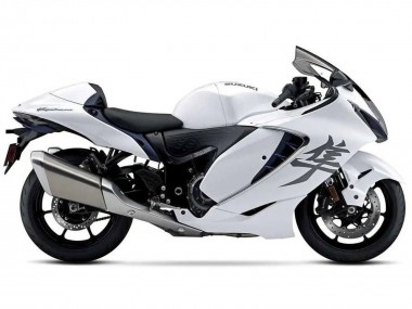 2021-2025 White Suzuki GSXR 1300 Hayabusa Motorcycle Fairings UK Manufacturers