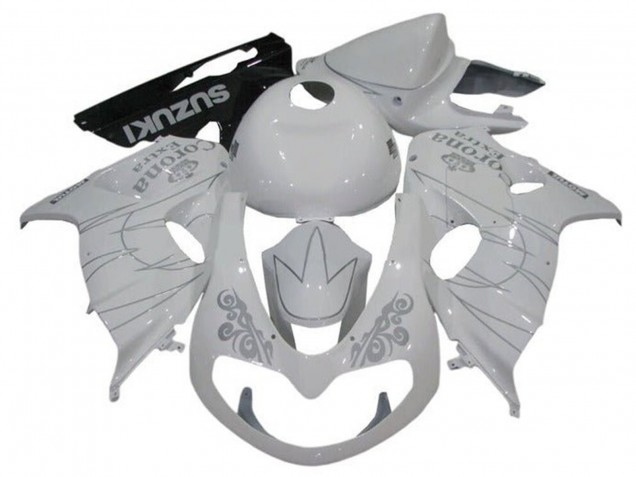 1998-2003 Suzuki TL1000R Motorcycle Fairings - White Silver Corona UK Manufacturers