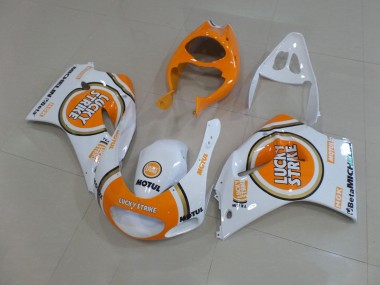 1991-1996 Suzuki RGV250 VJ22 Motorcycle Fairings - White Orange Lucky Strike Motul UK Manufacturers