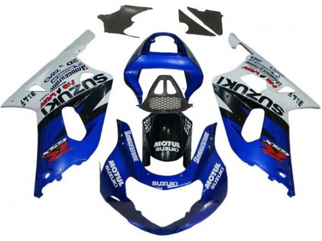2000-2002 Suzuki GSXR1000 Motorcycle Fairings - White Red Blue Black Red UK Manufacturers
