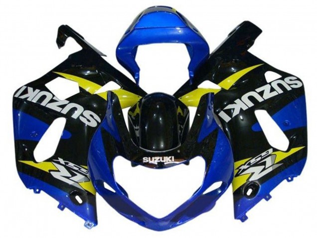 2000-2002 Suzuki GSXR1000 Motorcycle Fairings - Blue Yellow Black UK Manufacturers