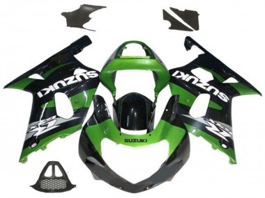 2000-2002 Suzuki GSXR1000 Motorcycle Fairings - Green Glossy Black Grey White UK Manufacturers