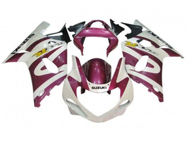 2000-2002 Suzuki GSXR1000 Motorcycle Fairings - White Purple Yellow UK Manufacturers