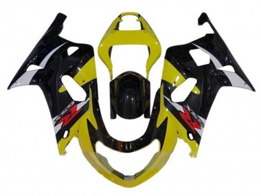 2000-2002 Suzuki GSXR1000 Motorcycle Fairings - Yellow Silver Glossy Black Red UK Manufacturers