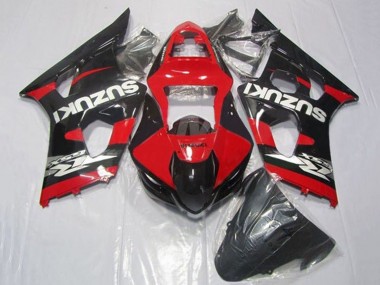 2003-2004 Suzuki GSXR 1000 Motorcycle Fairings - Red Black Silver UK Manufacturers