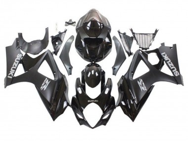 2005-2006 Suzuki GSXR 1000 Motorcycle Fairing Kits - Glossy Black Matte Black UK Manufacturers