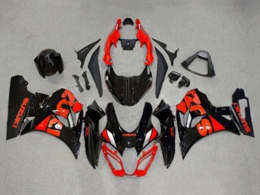 2017-2024 Suzuki GSXR1000 Motorcycle Fairings - Black Red Silver UK Manufacturers