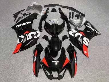 2017-2024 Suzuki GSXR1000 Motorcycle Fairings - Black Red White UK Manufacturers