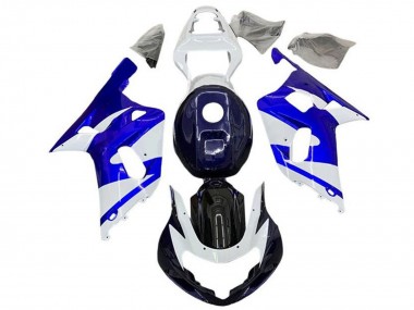 2001-2003 Suzuki GSXR 600 / GSXR 750 Motorcycle Fairings - White Blue Black UK Manufacturers