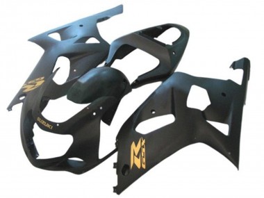 2001-2003 Suzuki GSXR 600 / GSXR 750 Motorcycle Fairings - Matte Black Gold UK Manufacturers