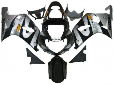 2001-2003 Suzuki GSXR 600 / GSXR 750 Motorcycle Fairings - Silver Black Yellow UK Manufacturers