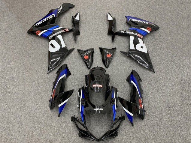 2011-2024 Suzuki GSXR 600 / GSXR 750 Motorcycle Fairings - Glossy Black Blue White Red Yoshimura UK Manufacturers