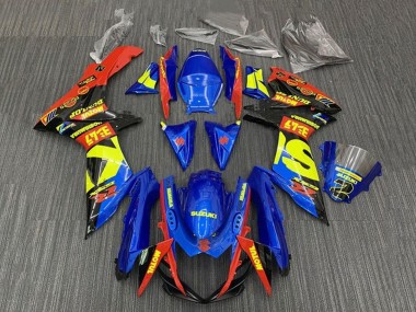 2011-2024 Suzuki GSXR 600 / GSXR 750 Motorcycle Fairings - Blue Red Yellow Black UK Manufacturers