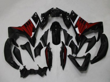 2009-2015 Yamaha FZ6R Motorcycle Fairings - Black Red White UK Manufacturers