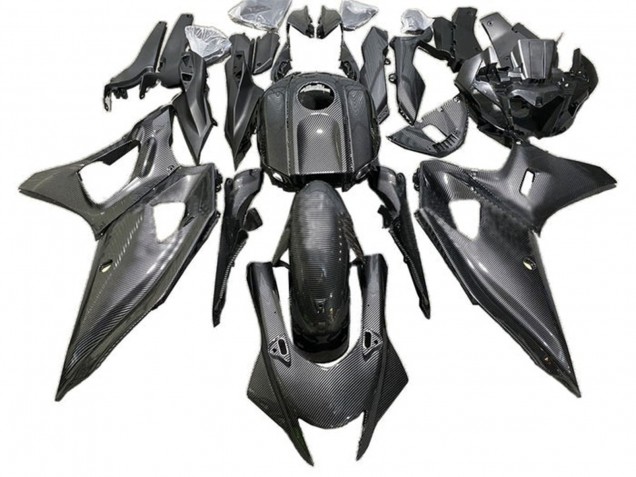 2021-2024 Yamaha YZF R7 Motorcycle Fairings - Faux Carbon Fiber UK Manufacturers