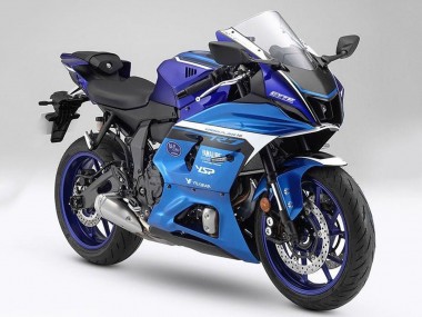 2021-2024 Yamaha YZF R7 Motorcycle Fairings - Matte Blue Matte Light Blue UK Manufacturers