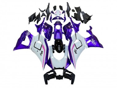 2021-2024 Yamaha YZF R7 Motorcycle Fairings - White Purple Pink UK Manufacturers