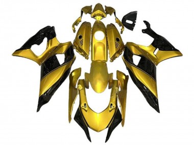 2021-2024 Yamaha YZF R7 Motorcycle Fairings - Gold Black UK Manufacturers