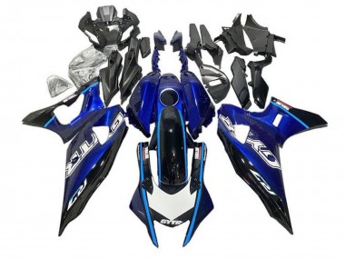 2021-2024 Yamaha YZF R7 Motorcycle Fairings - Blue Black Light Blue UK Manufacturers