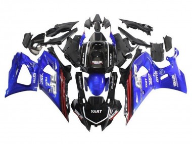 2021-2024 Yamaha YZF R7 Motorcycle Fairings - Black Blue Red Stripe UK Manufacturers
