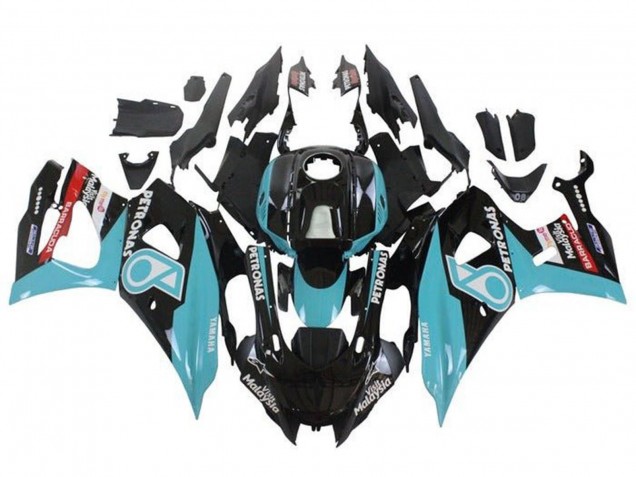 2021-2024 Yamaha YZF R7 Motorcycle Fairings - Black Blue Petronas UK Manufacturers