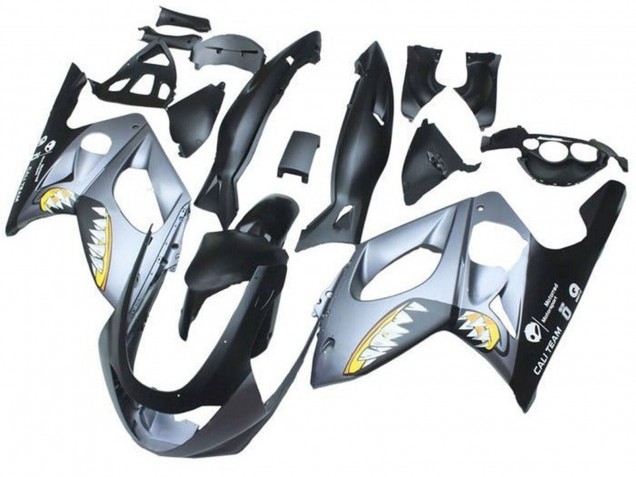 1996-2007 Yamaha YZF600R Thundercat Motorcycle Fairings - Matte Black Grey Shark UK Manufacturers