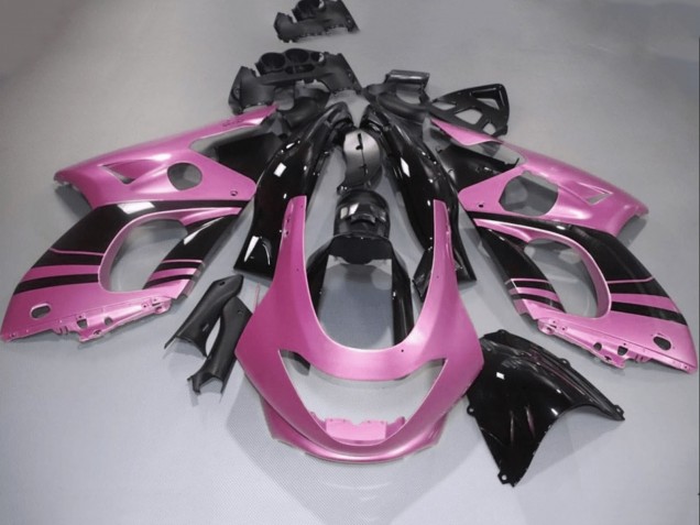 1996-2007 Yamaha YZF600R Thundercat Motorcycle Fairings - Pink Glossy Black UK Manufacturers