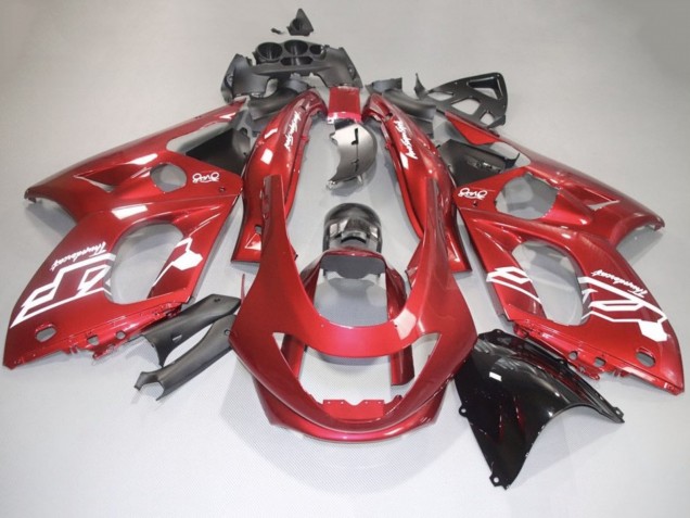 1996-2007 Yamaha YZF600R Thundercat Motorcycle Fairings - Red White UK Manufacturers