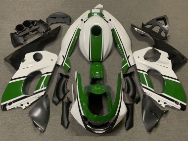 1996-2007 Yamaha YZF600R Thundercat Motorcycle Fairings - White Green UK Manufacturers
