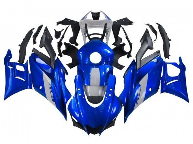 2019-2021 Yamaha YZF R3/R25 Motorcycle Fairings - Blue Grey Black UK Manufacturers