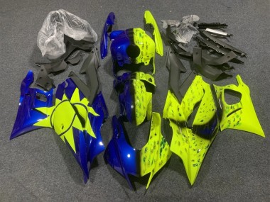 2022-2024 Yamaha YZF R3/R25 Motorcycle Fairings - Yellow Blue UK Manufacturers