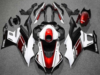 2022-2024 Yamaha YZF R3/R25 Motorcycle Fairings - White Red Black UK Manufacturers
