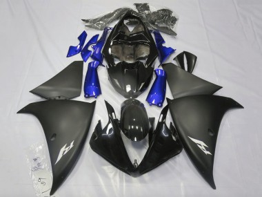 2009-2011 Yamaha YZF 1000 R1 Motorcycle Fairings - Glossy Black Matte Black Blue UK Manufacturers